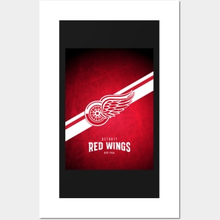 Detroit Wings-City Posters and Art